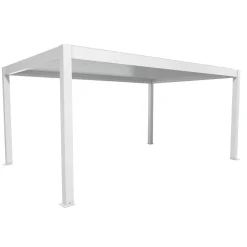 Pergola in metallo Biohort bianco 552,5x367,5x264 cm