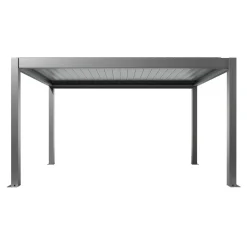 Pergola in metallo Biohort grigio quarzo met. 460x312x264 cm