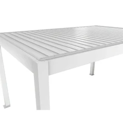 Pergola in metallo Biohort 3,5 m x 3,5 m Bianca