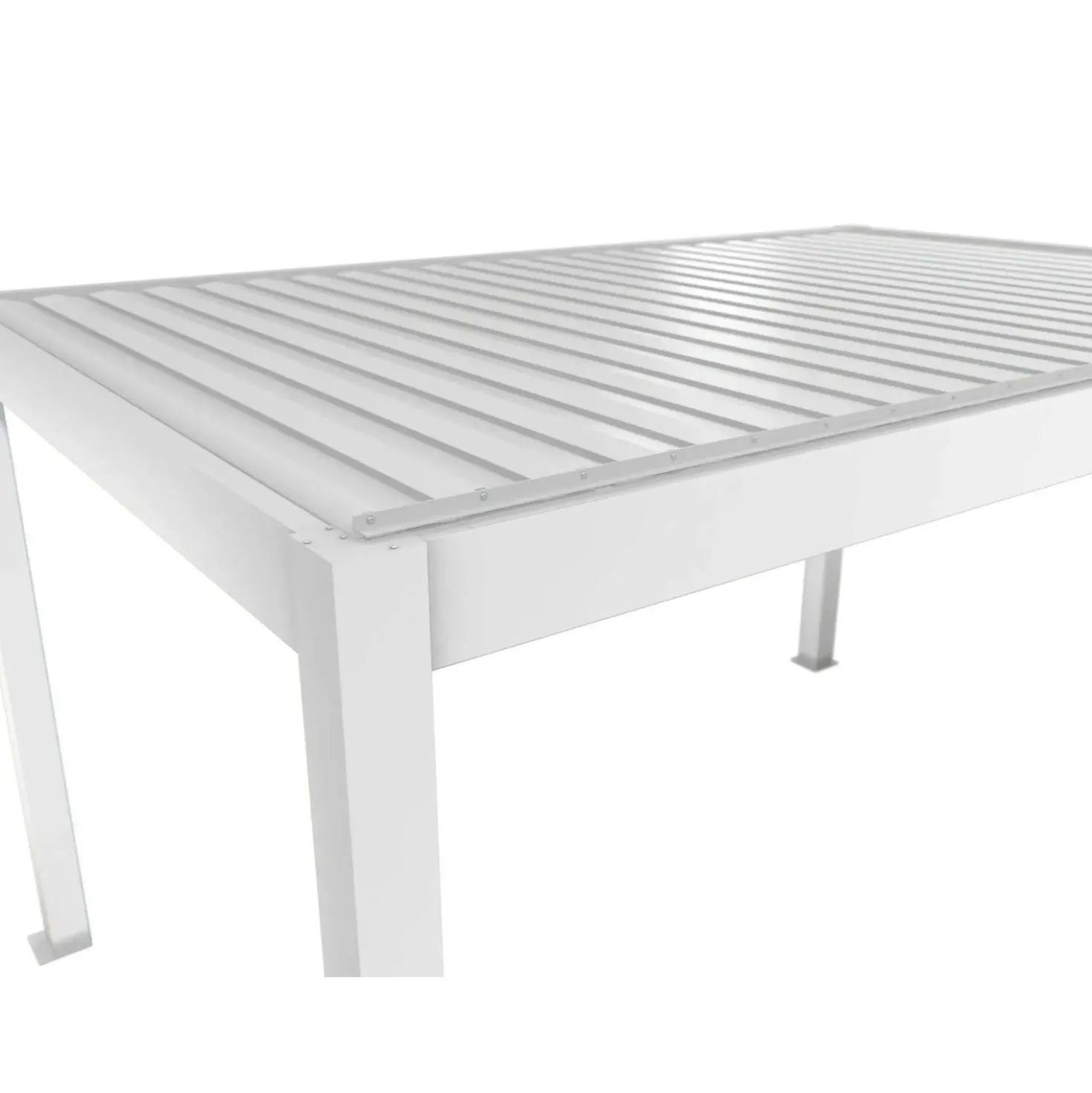 Pergola in metallo Biohort 3,5 m x 3,5 m Bianca