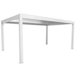 Pergola in metallo Biohort bianco/argento 552,5x367,5x264 cm