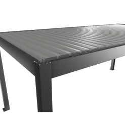 Pergola in metallo Biohort grigio quarzo/argento 608x312x264 cm