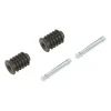 Perno di fissaggio e manicotto a tubo tondo 65x25x25 mm