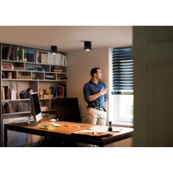 Philips Hue faretto Pillar White ambiance con telecomando Dimmer switch nero