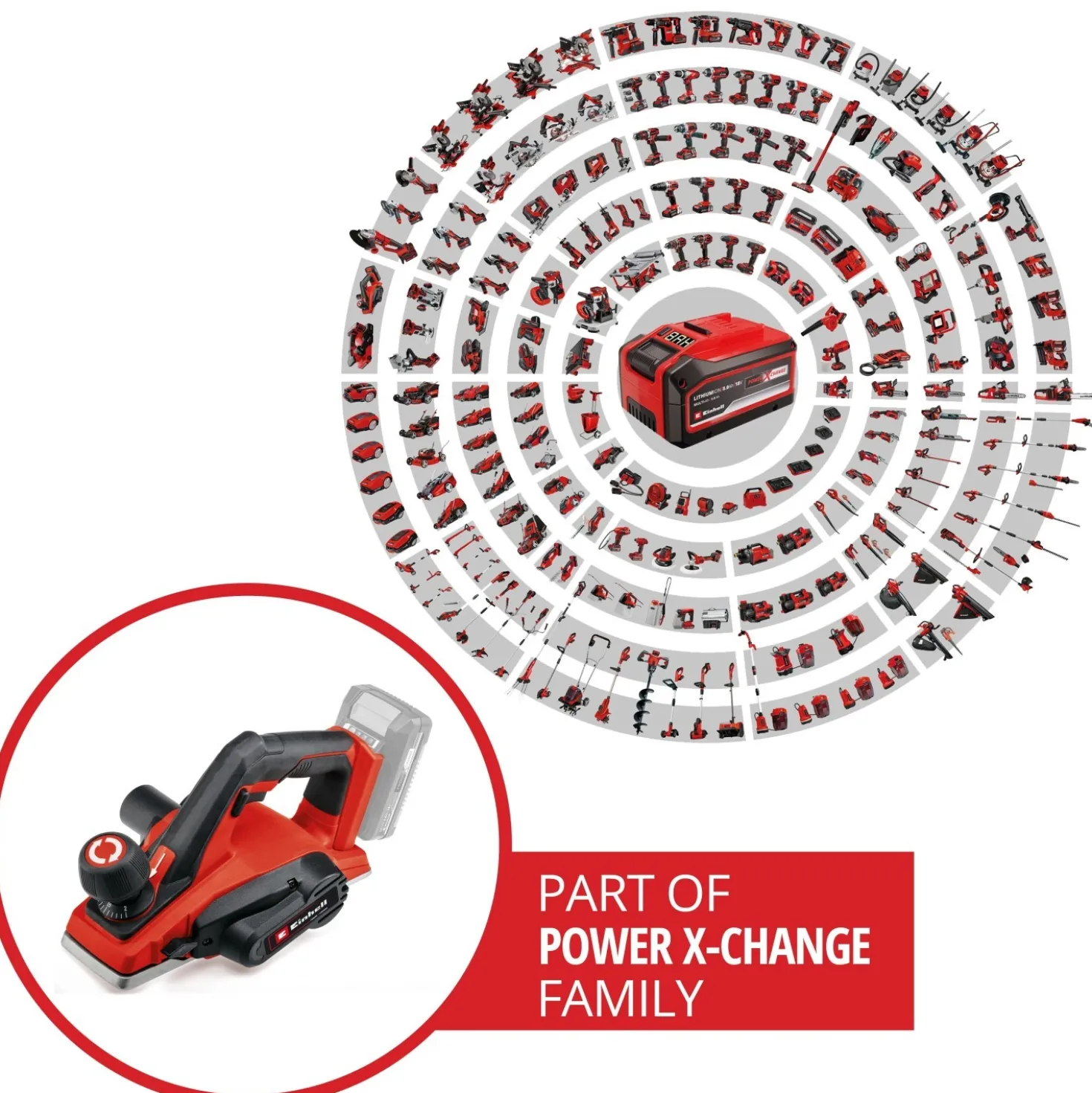 Pialletto a batteria Einhell Power X-Change TE-PL 18/82 Li Solo