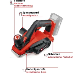 Pialletto a batteria Einhell Power X-Change TE-PL 18/82 Li Solo