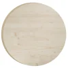 Piano legno da lavoro pino massiccio Ø 75x3 mm