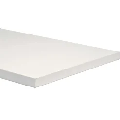 Piano melaminico bianco 1,8x100x20 cm
