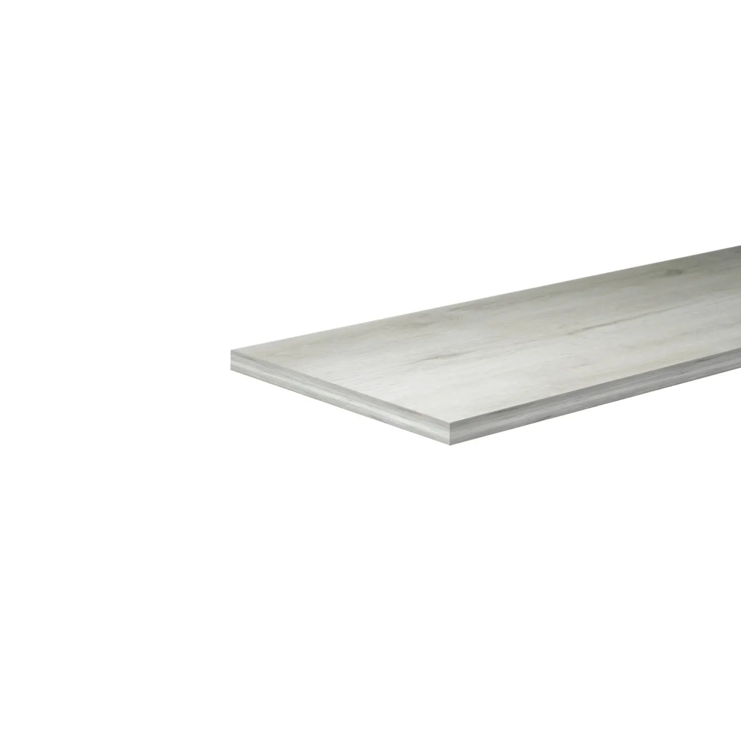 Piano melaminico rovere ghiaccio 1,8 x 30 x 30 cm