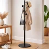 Piantana appendiabiti in metallo 37x37x174 nero