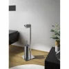 Piantana portarotolo e portascopino bagno Berlino H 69,8 cm cromato