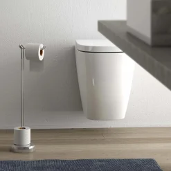 Piantana portarotolo Minù H 61 cm cromato