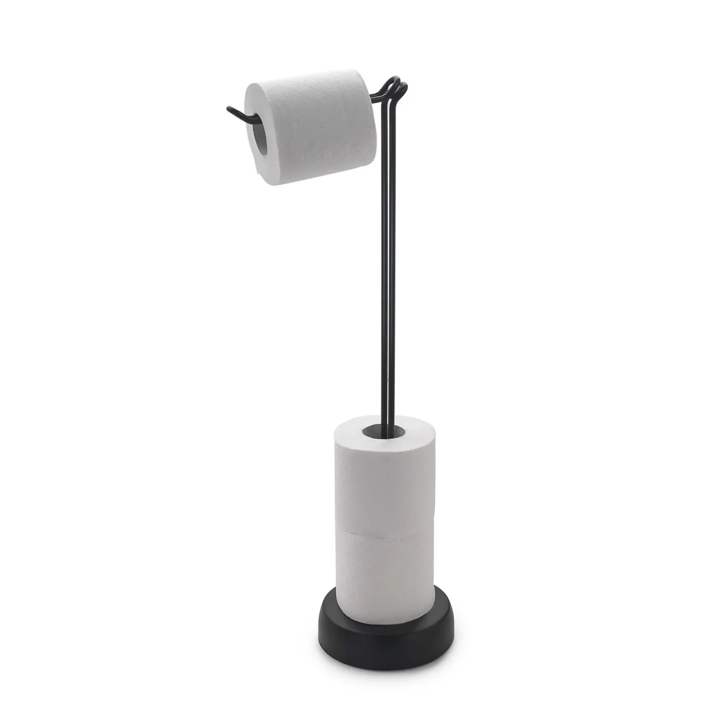 Piantana portarotolo Minù H 61 cm nero opaco