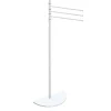 Piantana portasalviette bianco opaco 27x14,5x89 cm