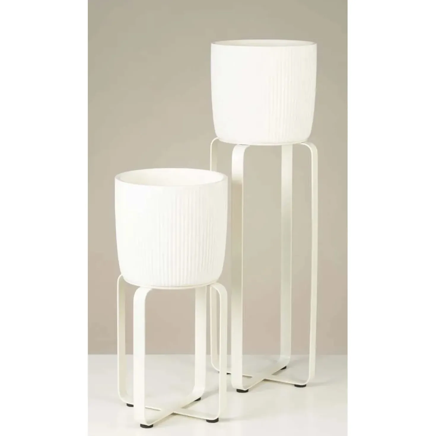 Piantana portavaso Scheurich 104/27 Bianco Opaco 23x23x27,3 cm