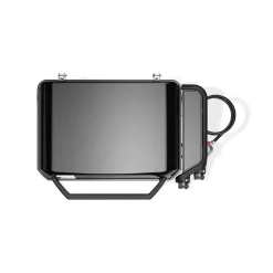 Piastra a gas Weber 2 bruciatori nero portatile