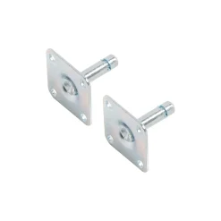 Piastra di avvitamento zincata 27 mm x 27 mm