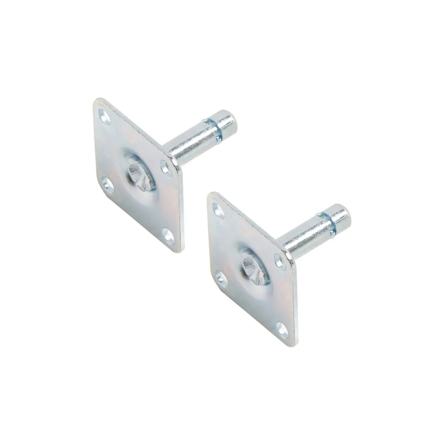 Piastra di avvitamento zincata 27 mm x 27 mm