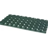 Piastrella a griglia salvaprato in polietilene verde 81x41 cm