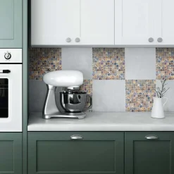 Piastrella adesiva Marble 2 fogli 30x30 cm