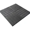 Piastrella da esterno autobloccante in polipropilene effetto legno 40x40x2,5 cm