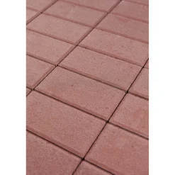 Piastrella da esterno autobloccante Sestino rosso 6x10,5x21 cm
