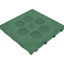 Piastrella da esterno autobloccante in polipropilene Easy line verde 40x40 cm