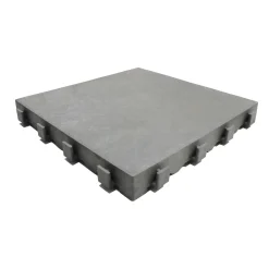 Piastrella da esterno in WPC Mixtile grigio 40x40 cm