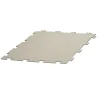 Piastrella da esterno in polipropilene ad incastro grigio chiaro 50x50 cm