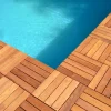 Piastrella da esterno in legno Woodstile termotrattato naturale 40x40 cm