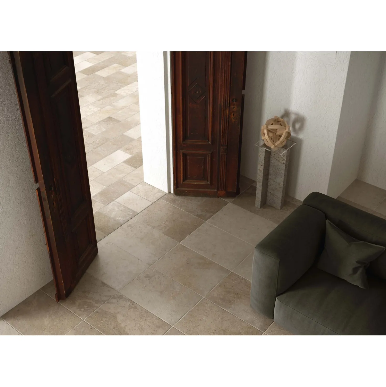 Piastrella da esterno in gres porcellanato Rapolano tabacco 40x60 cm 1,2 m²
