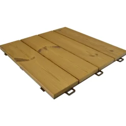 Piastrella da esterno in legno Termowood Listoplate 56x56 cm