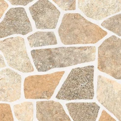 Piastrella da esterno in porcellanato smaltato Ciottolino beige 32x32 cm