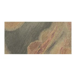 Piastrella da esterno in gres porcellanato Roccione marrone 15,3x31 cm 0,806 m²