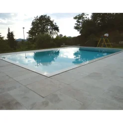 Piastrella da esterno in travertino classico 30x60 cm beige travertino