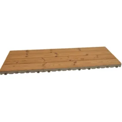 Piastrella da esterno in legno Woodstile termotrattato naturale 40x120 cm