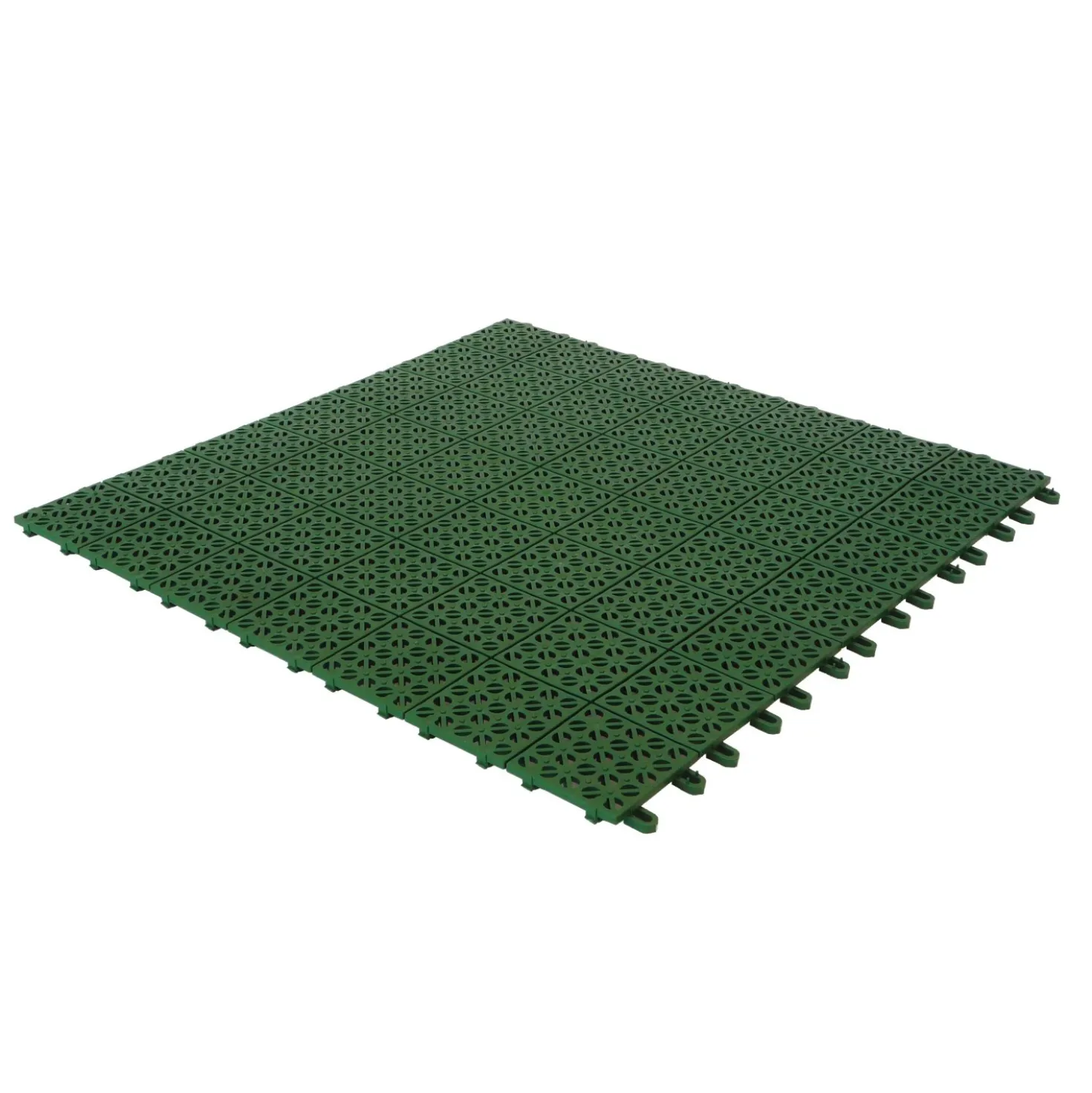 Piastrella da esterno in polipropilene Multiplate drenante verde 55x55 cm