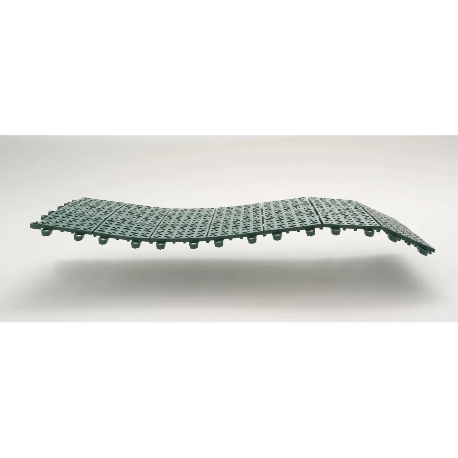Piastrella da esterno in polipropilene Multiplate drenante verde 55x55 cm
