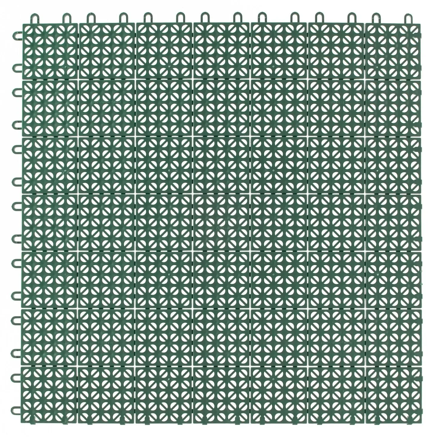Piastrella da esterno in polipropilene Multiplate drenante verde 55x55 cm