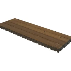 Piastrella da esterno in legno a doghe su resina Combi Wood 40x118 cm