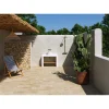 Piastrella da esterno in gres porcellanato Quarzite beige 30x60 cm 1,44 m²