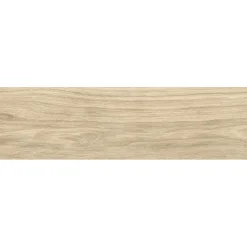Piastrella gres porcellanato smaltato opaco Legno Naturale 17x62 cm 1,37 m²