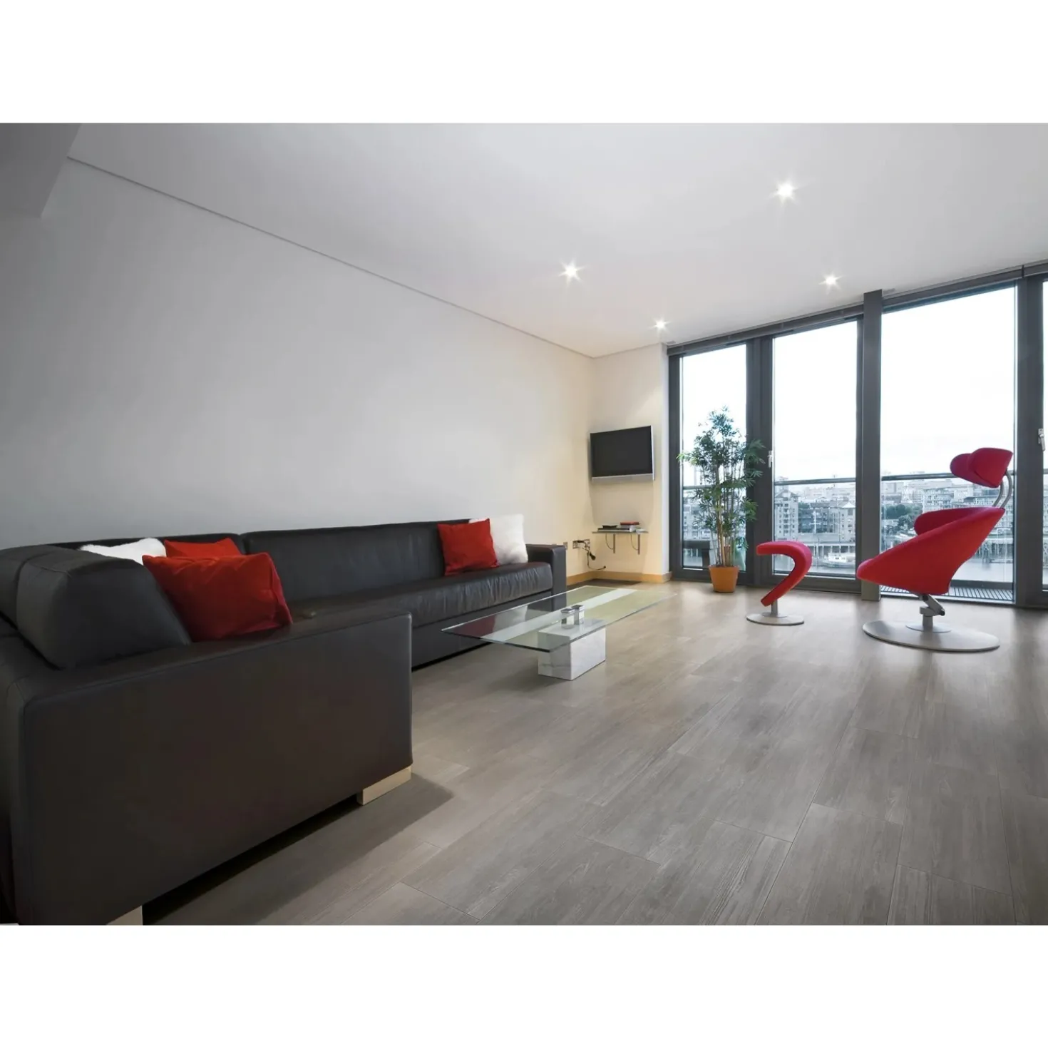 Piastrella in gres porcellanato Boheme grigio chiaro 30x60,4 1,54 m²