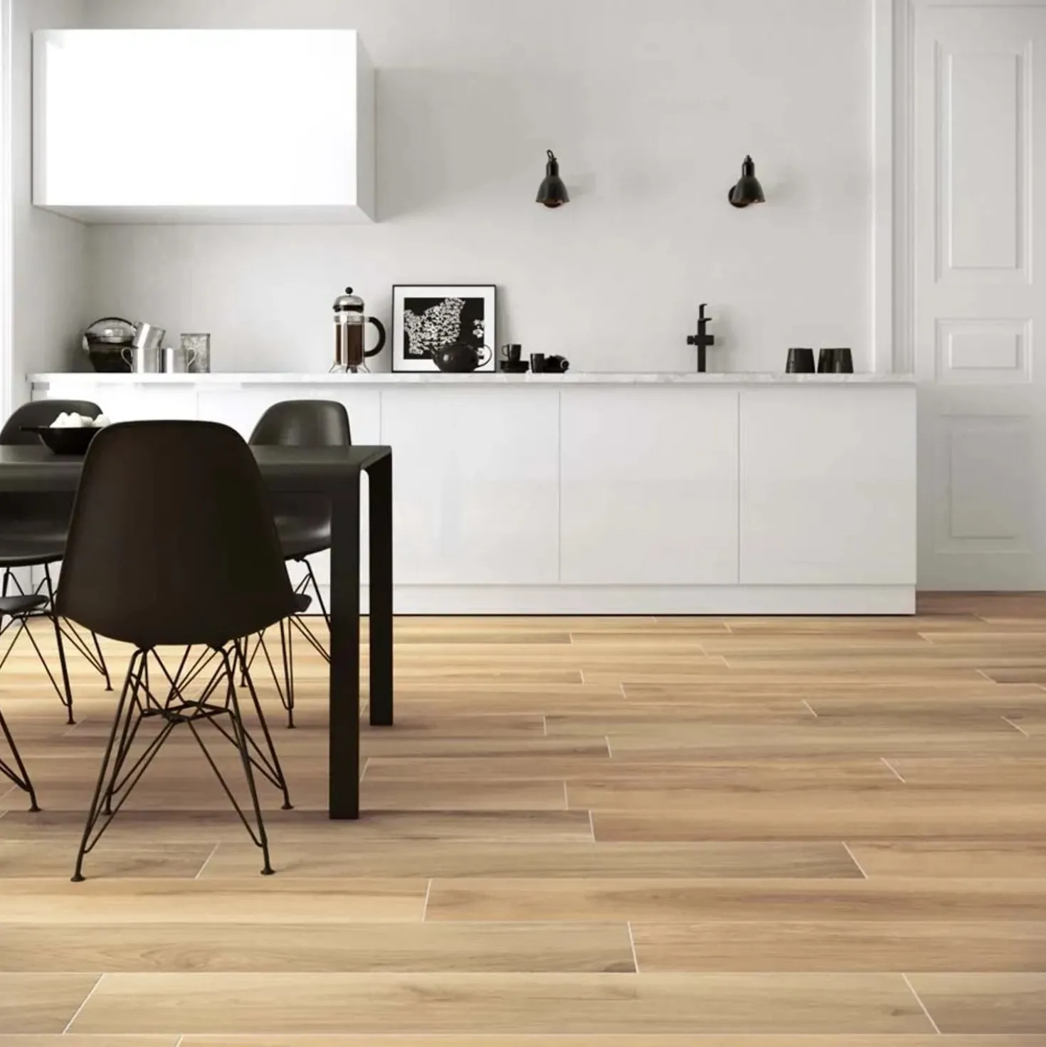 Piastrella in gres porcellanato Chalet marrone 20x120 cm 1,44 m²