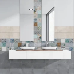 Piastrella in gres porcellanato Urban Mix 20x20 cm 1,59 m²