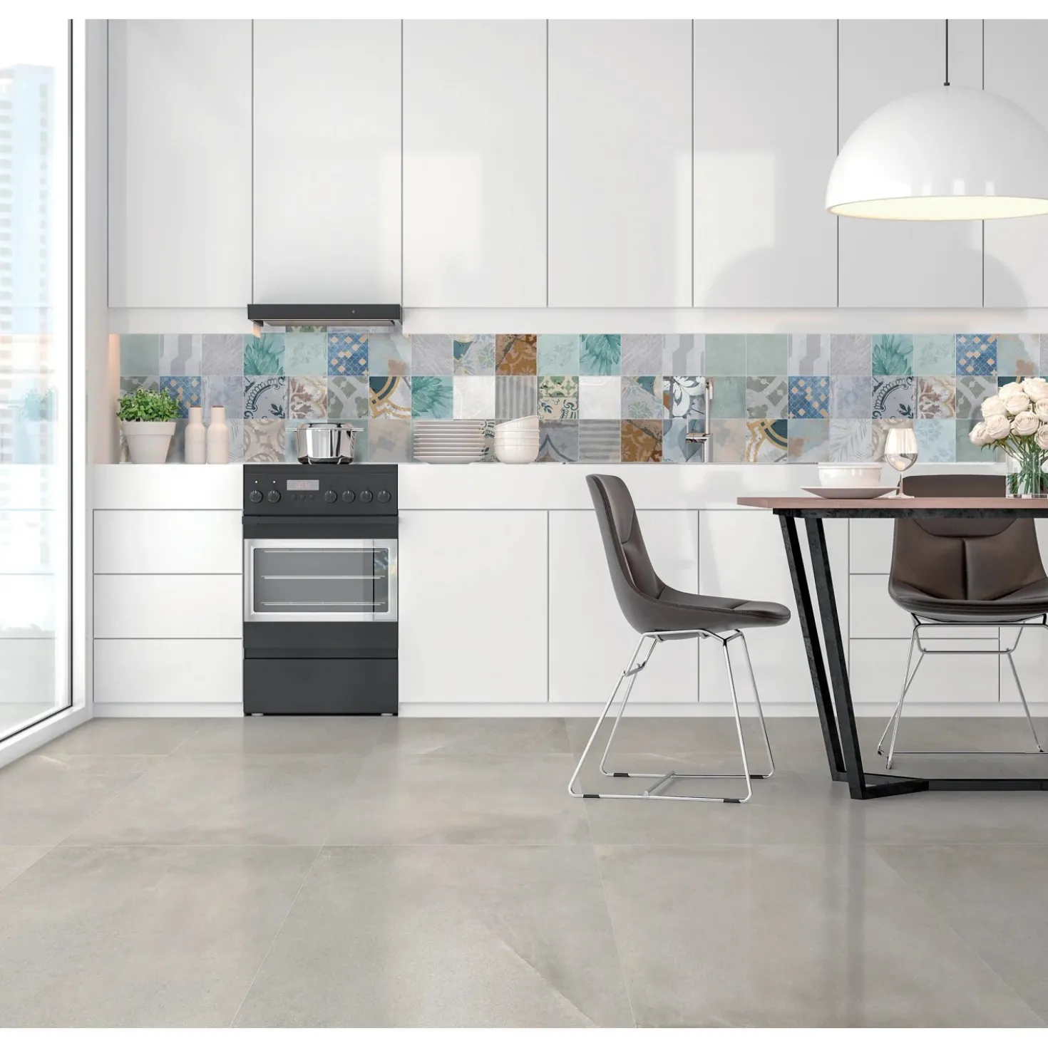 Piastrella in gres porcellanato Urban Mix 20x20 cm 1,59 m²