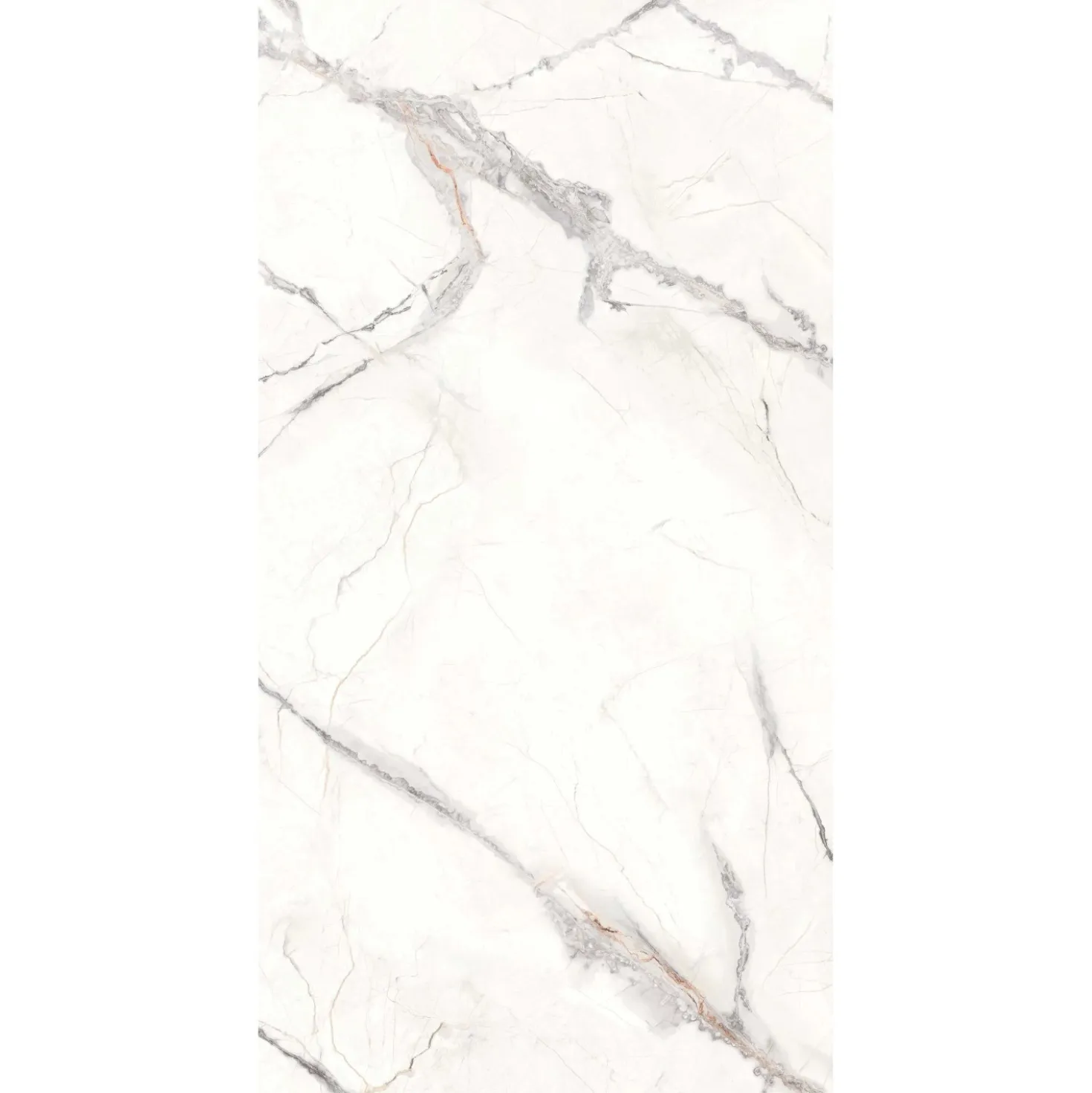 Piastrella in gres porcellanato Iberis Crystal bianco 60x119,8 cm rett