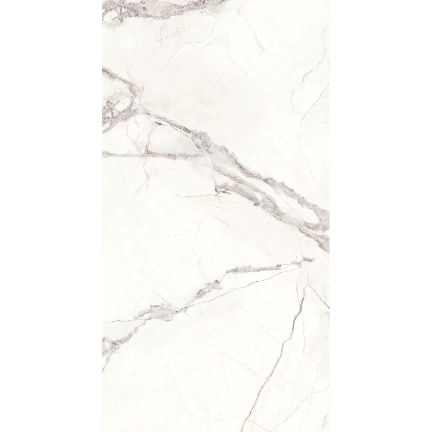 Piastrella in gres porcellanato Iberis Crystal bianco 60x119,8 cm rett