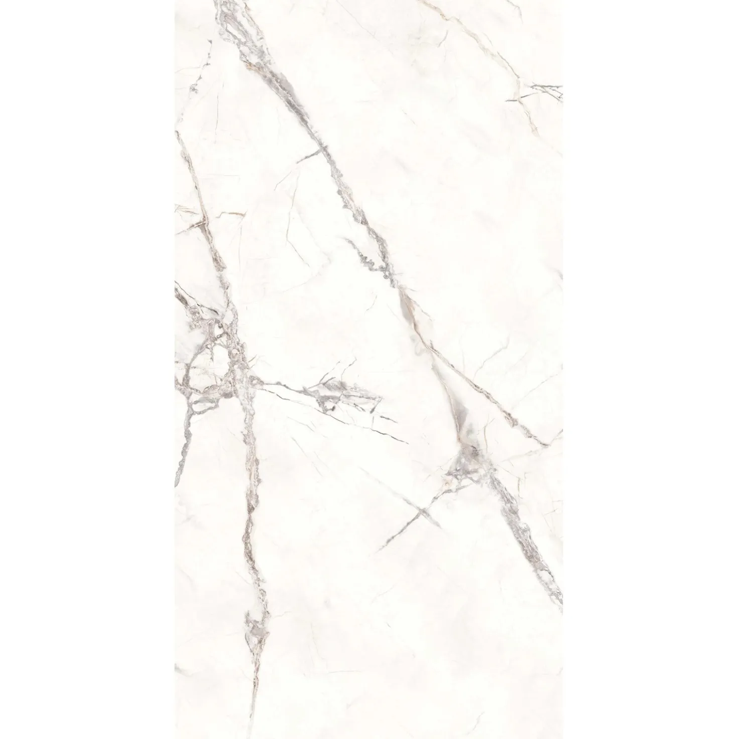 Piastrella in gres porcellanato Iberis Crystal bianco 60x119,8 cm rett