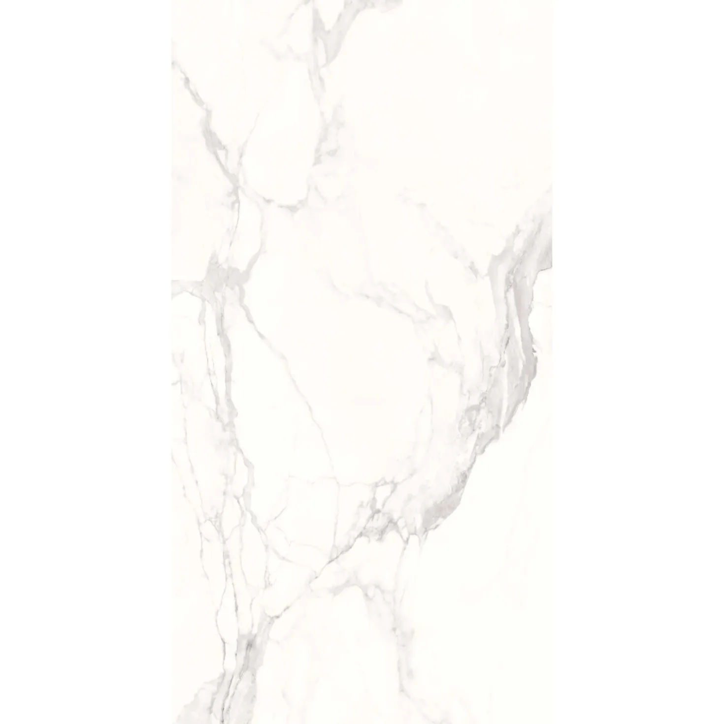 Piastrella in gres porcellanato Marmo Statuario 60x120 cm venato grigio 1,44 m²